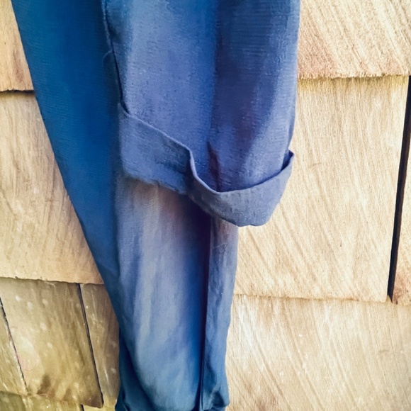 Zara Basic Navy Blue Wrap Jumpsuit Crossover Sleeveless Size XS - Picture 8 of 13